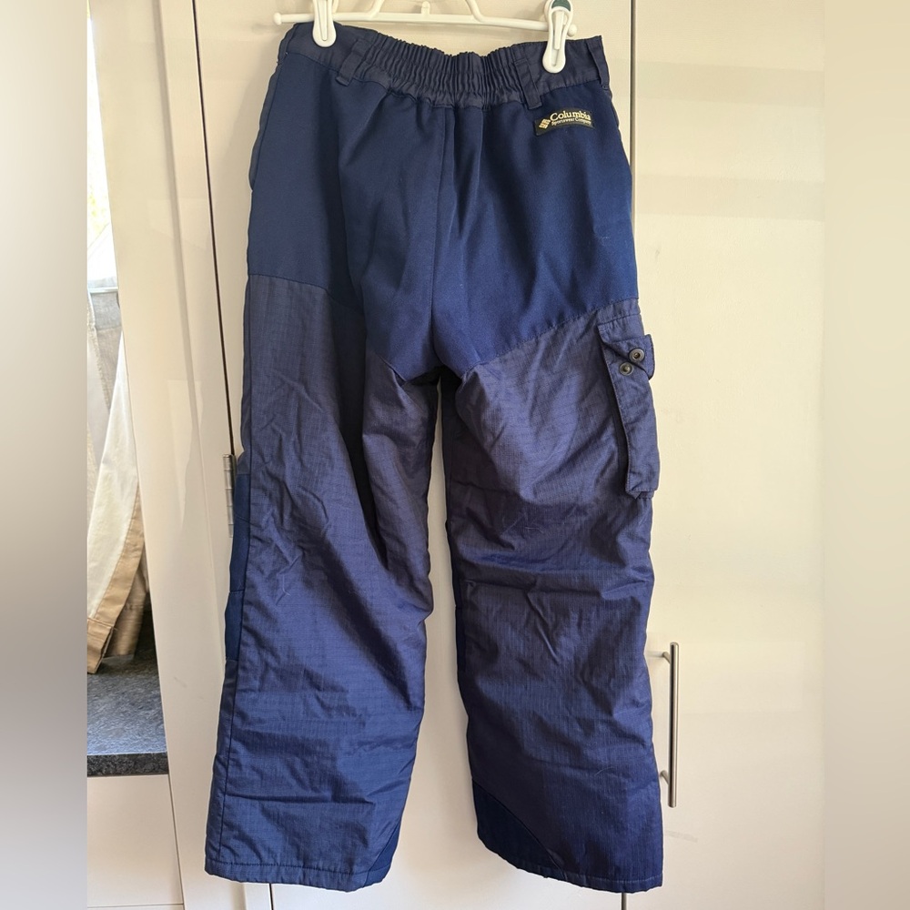 Columbia Youth Tectonite Insulated Snow Pants, Navy, Size 10/12, MSRP $89